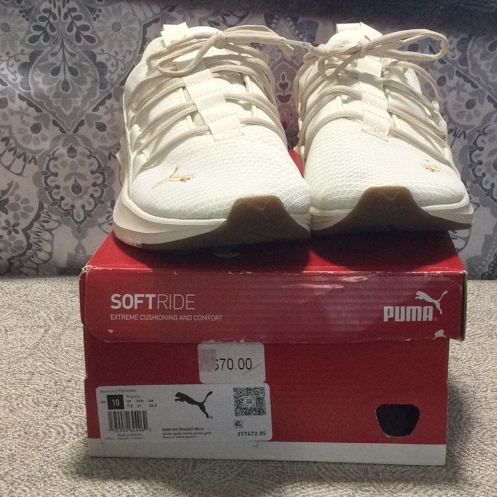Puma SoftRide White Sneakers